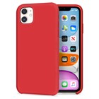 Apple iPhone 11 CaseUp Slim Liquid Silicone Kılıf Kırmızı
